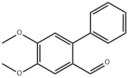 4,5-二甲氧基-2-苯基苯甲醛 结构式