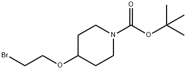 tert-butyl 4-(2-bromoethoxy)piperidine-1-carboxylate 结构式