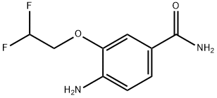 4-amino-3-(2,2-difluoroethoxy)benzamide 结构式