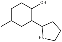 4-methyl-2-(pyrrolidin-2-yl)cyclohexan-1-ol 结构式