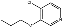 4-Chloro-3-(n-propoxy)pyridine 结构式