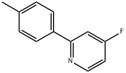 4-Fluoro-2-(4-tolyl)pyridine 结构式