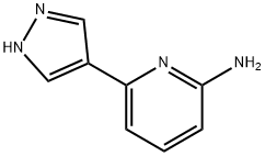 2-Amino-6-(pyrazol-4-yl)pyridine 结构式