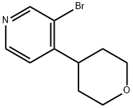 3-Bromo-4-(oxan-4-yl)pyridine 结构式