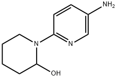 1-(5-AMINOPYRIDIN-2-YL)PIPERIDIN-2-OL 结构式