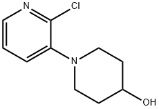 1-(2-CHLOROPYRIDIN-3-YL)PIPERIDIN-4-OL 结构式