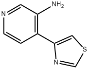 3-AMINO-4-(4-THIAZOLYL)PYRIDINE 结构式