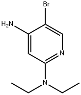 4-Amino-3-bromo-6-diethylaminopyridine 结构式