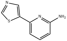 2-AMINO-6-(5-THIAZOLYL)PYRIDINE 结构式