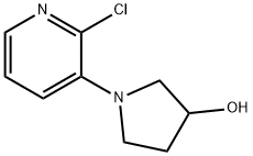1-(2-CHLOROPYRIDIN-3-YL)PYRROLIDIN-3-OL 结构式
