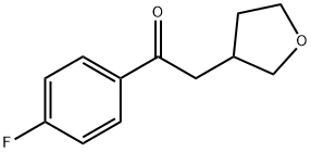 1-(4-fluorophenyl)-2-(oxolan-3-yl)ethan-1-one 结构式