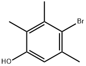 4-溴-2,3,5-三甲基苯酚 结构式