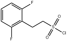 2-(2,6-difluorophenyl)ethane-1-sulfonyl chloride 结构式