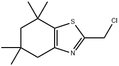 2-(chloromethyl)-5,5,7,7-tetramethyl-4,5,6,7-tetrahydrobenzo[d]thiazole 结构式