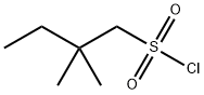 2,2-dimethylbutane-1-sulfonyl chloride 结构式