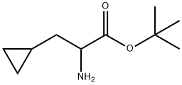 tert-Butyl 2-amino-3-cyclopropylpropanoate 结构式