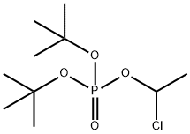 磷酸二叔丁酯(1-氯乙基) 结构式