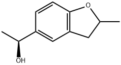 (1S)-1-(2-methyl-2,3-dihydro-1-benzofuran-5-yl)ethan-1-ol 结构式