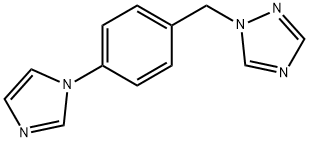 1-(imidazol-1-yl)-4-(1,2,4-triazole-1-yl-methyl)benzene 结构式