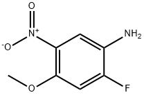 2-氟-4-甲氧基-5-硝基苯胺 结构式