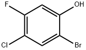 2-Bromo-4-chloro-5-fluoro-phenol 结构式