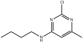 N-butyl-2-chloro-6-methylpyrimidin-4-amine 结构式