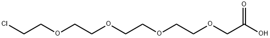 Acetic acid, 2-[2-[2-[2-(2-chloroethoxy)ethoxy]ethoxy]ethoxy]- 结构式