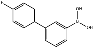 3-(4-氟苯基)苯硼酸 结构式
