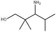 3-氨基-2,2,4-三甲基戊-1-醇 结构式