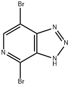 4,7-二溴-1H-[1,2,3]三唑并[4,5-C]吡啶 结构式