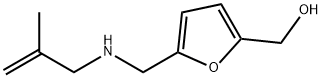 (5-{[(2-methylprop-2-en-1-yl)amino]methyl}furan-2-yl)methanol 结构式