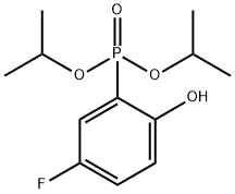 5-氟-2-羟基苯基膦酸二异丙酯 结构式