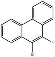 9-溴-10-氟-菲 结构式