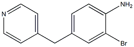 2-bromo-4-(pyridin-4-ylmethyl)benzenamine 结构式