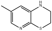 7-Methyl-2,3-dihydro-1H-pyrido[2,3-b][1,4]thiazine 结构式