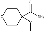 4-methoxyoxane-4-carbothioamide 结构式