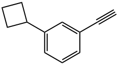 1-环丁基-3-乙炔基苯 结构式