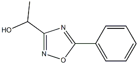 1-(5-phenyl-1,2,4-oxadiazol-3-yl)ethan-1-ol 结构式