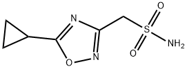 (5-cyclopropyl-1,2,4-oxadiazol-3-yl)methanesulfonamide 结构式