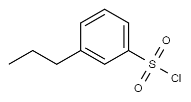 3-propylbenzene-1-sulfonyl chloride 结构式