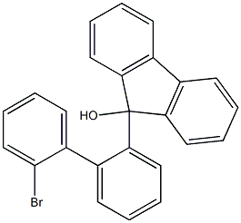 9-(2′-溴联苯-2-基)-9H-芴-9-醇 结构式