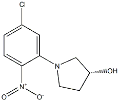 (R)-1-(5-chloro-2-nitrophenyl)pyrrolidin-3-ol 结构式