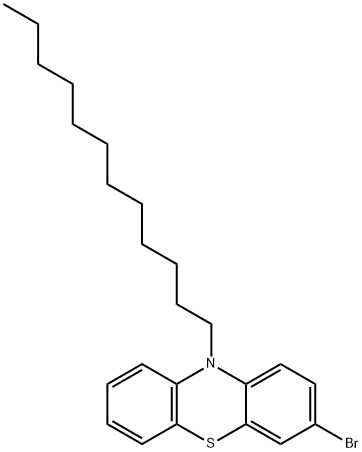 10H-Phenothiazine, 3-bromo-10-dodecyl- 结构式