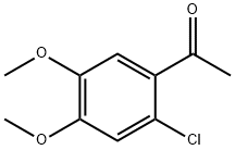 1-(2-氯-4,5-二甲氧基苯基)乙烷-1-酮 结构式