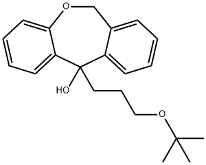 Dibenz[b,e]oxepin-11-ol, 11-[3-(1,1-dimethylethoxy)propyl]-6,11-dihydro- 结构式