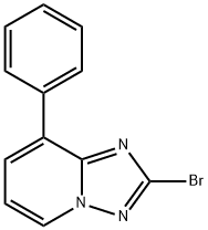 2-溴-8-苯基-[1,2,4]三唑并[1,5-A]吡啶 结构式