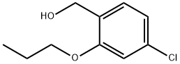 (4-Chloro-2-propoxyphenyl)methanol 结构式
