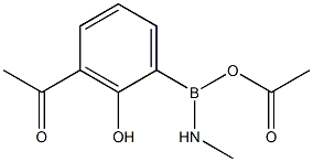 2-羟基苯硼酸甲基亚氨基二乙酸酯 结构式