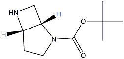 (1S,5S)-2,6-二氮杂双环[3.2.0]庚烷-2-羧酸叔丁酯 结构式