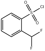 2-(difluoromethyl)benzene-1-sulfonyl chloride 结构式
